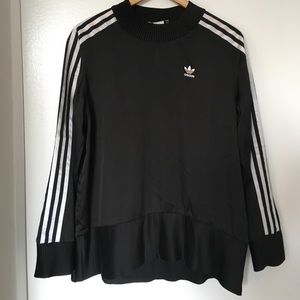 Adidas long sleeve ruffled shirt